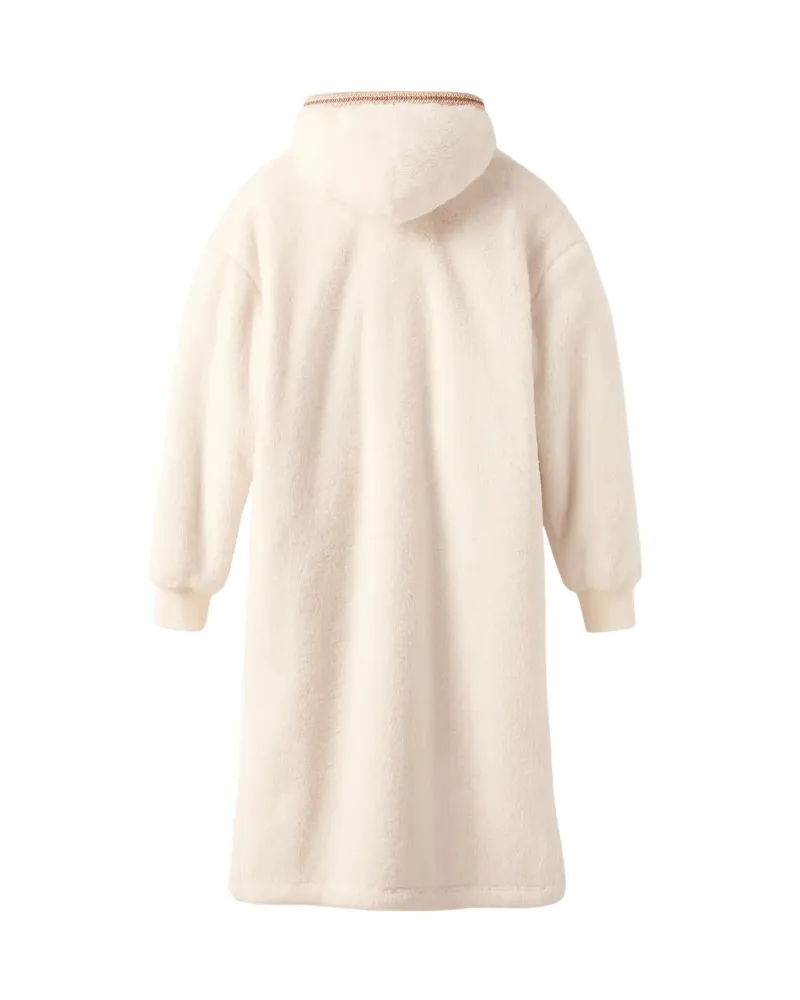 1158532 Cream UGGfluff Oversized Hoodie Lounger