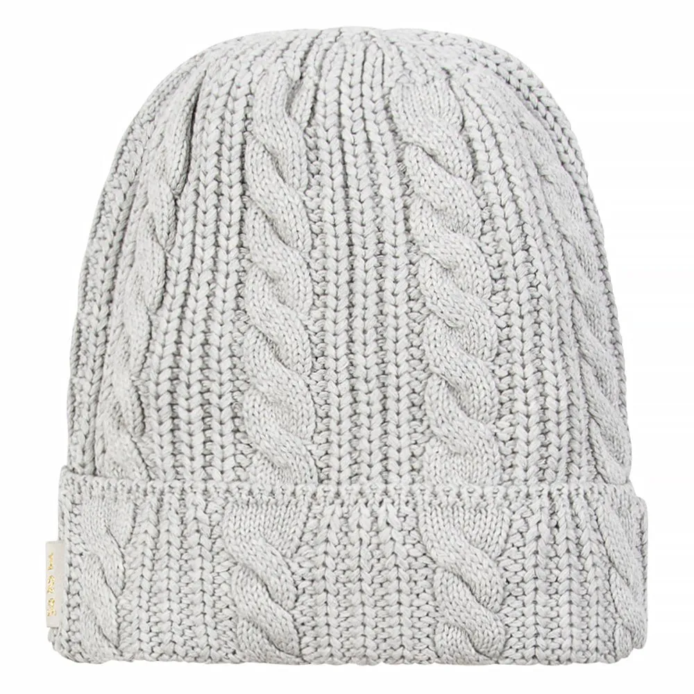 ABC 12(3) Cableknit Beanie | Jasper Grey