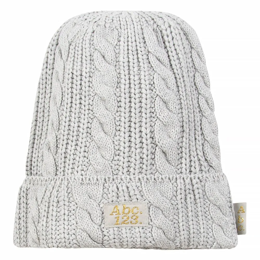 ABC 12(3) Cableknit Beanie | Jasper Grey