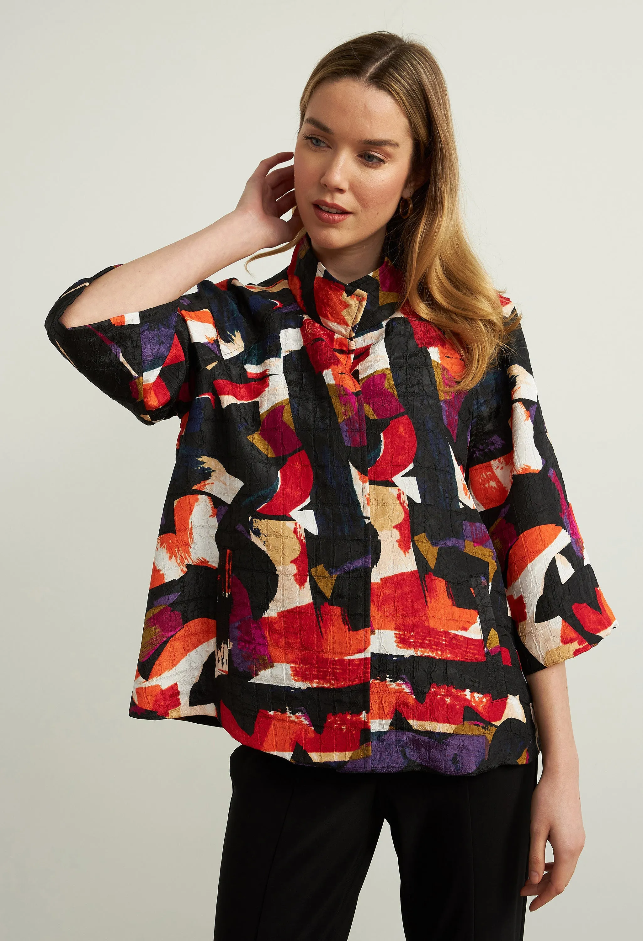 Abstract Jacquard Jacket