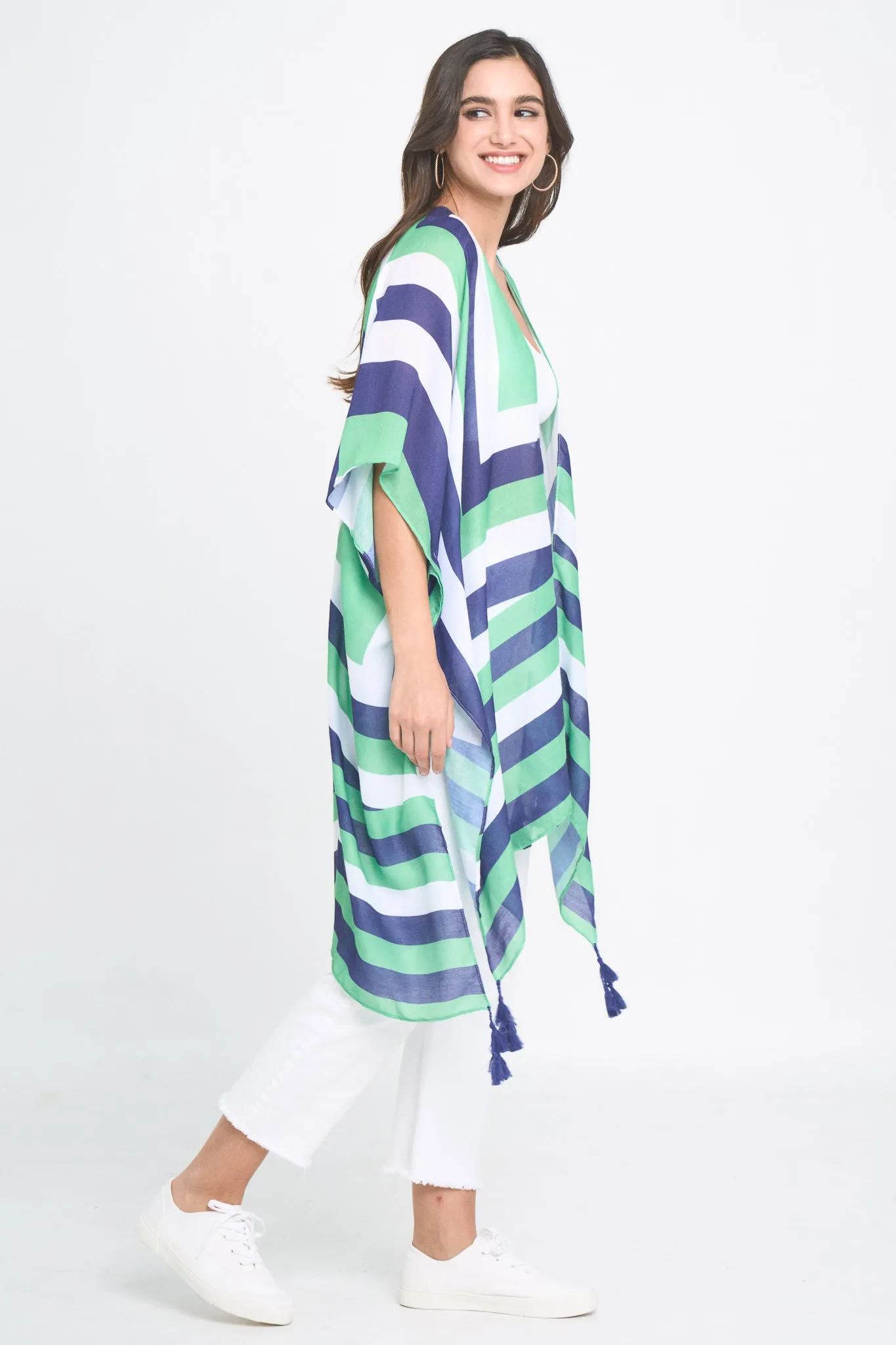 Abstract Print Kimono