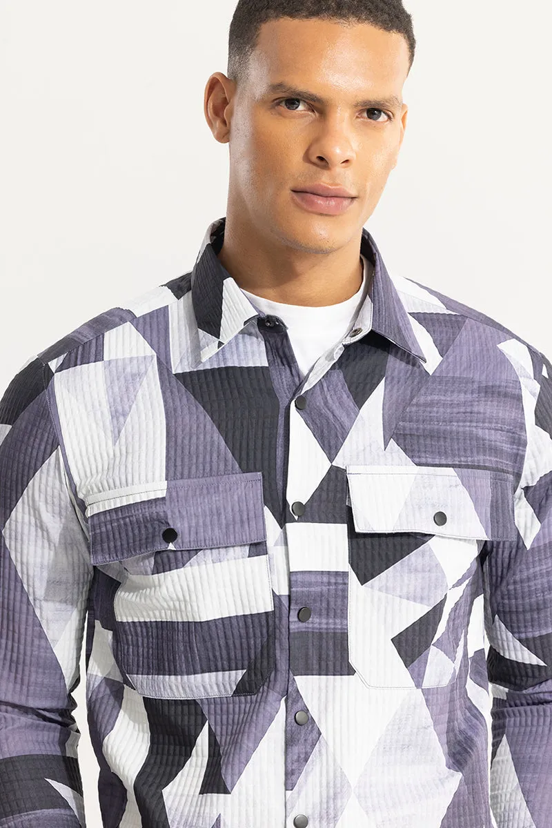 Abstractix Grey Overshirt