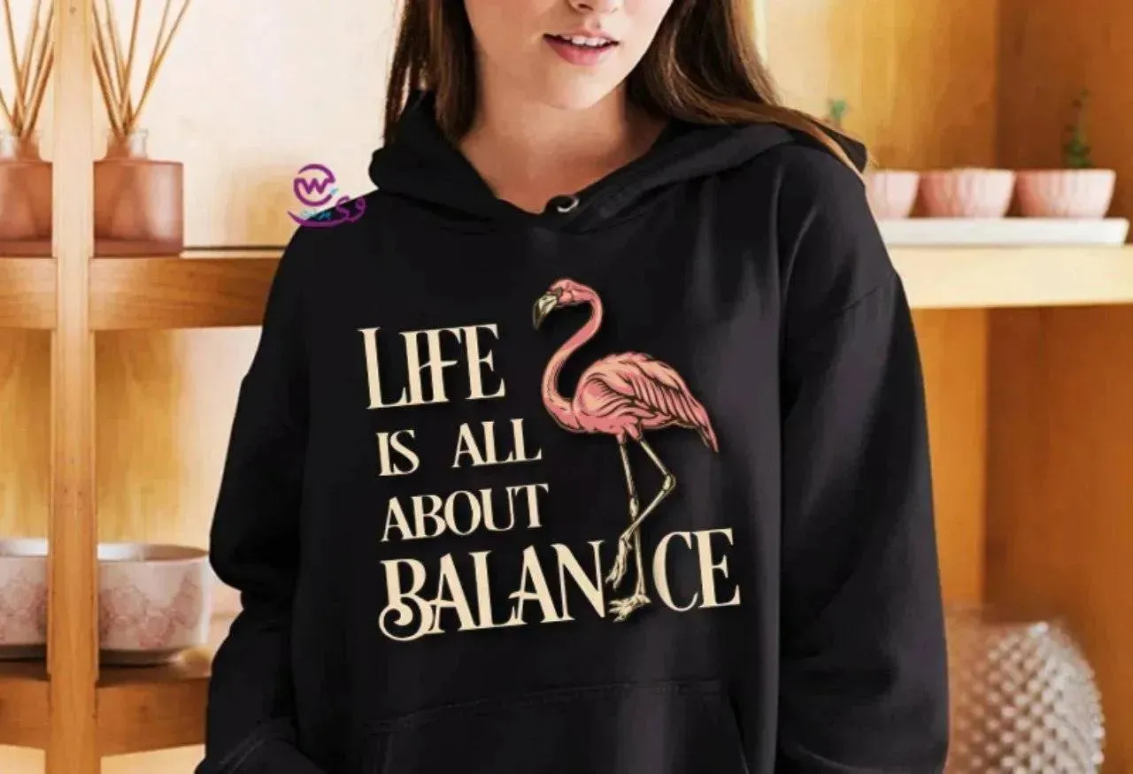 Adult Hoodies FLAMINGO-A