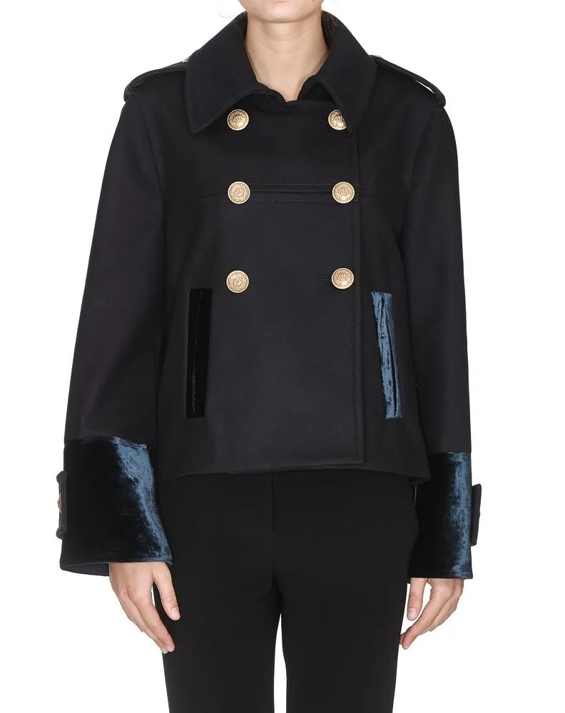 Alberta Ferretti Pea Coat