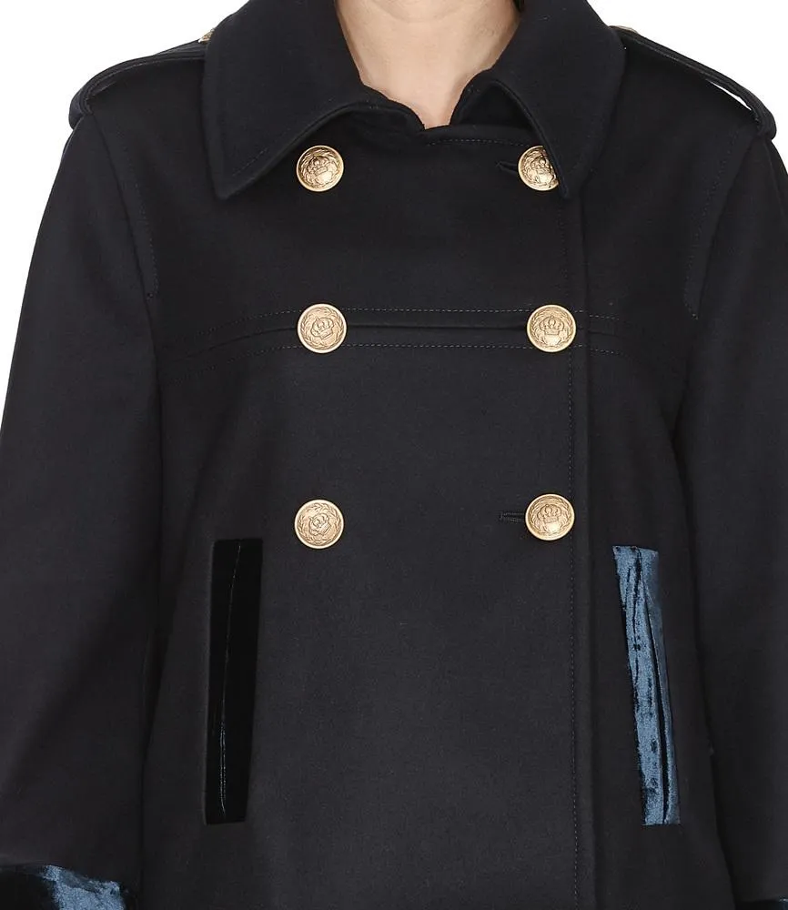 Alberta Ferretti Pea Coat