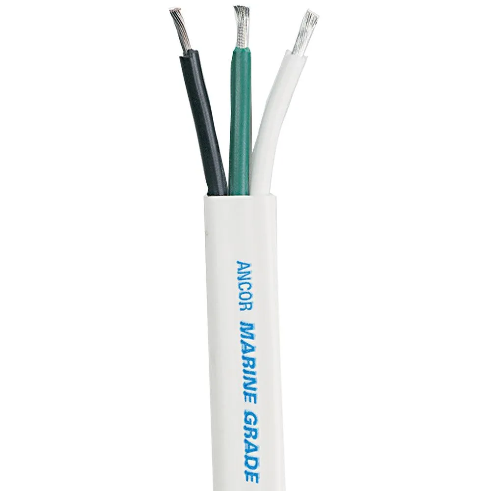 Ancor White Triplex Cable - 14/3 AWG - 500 [131550]