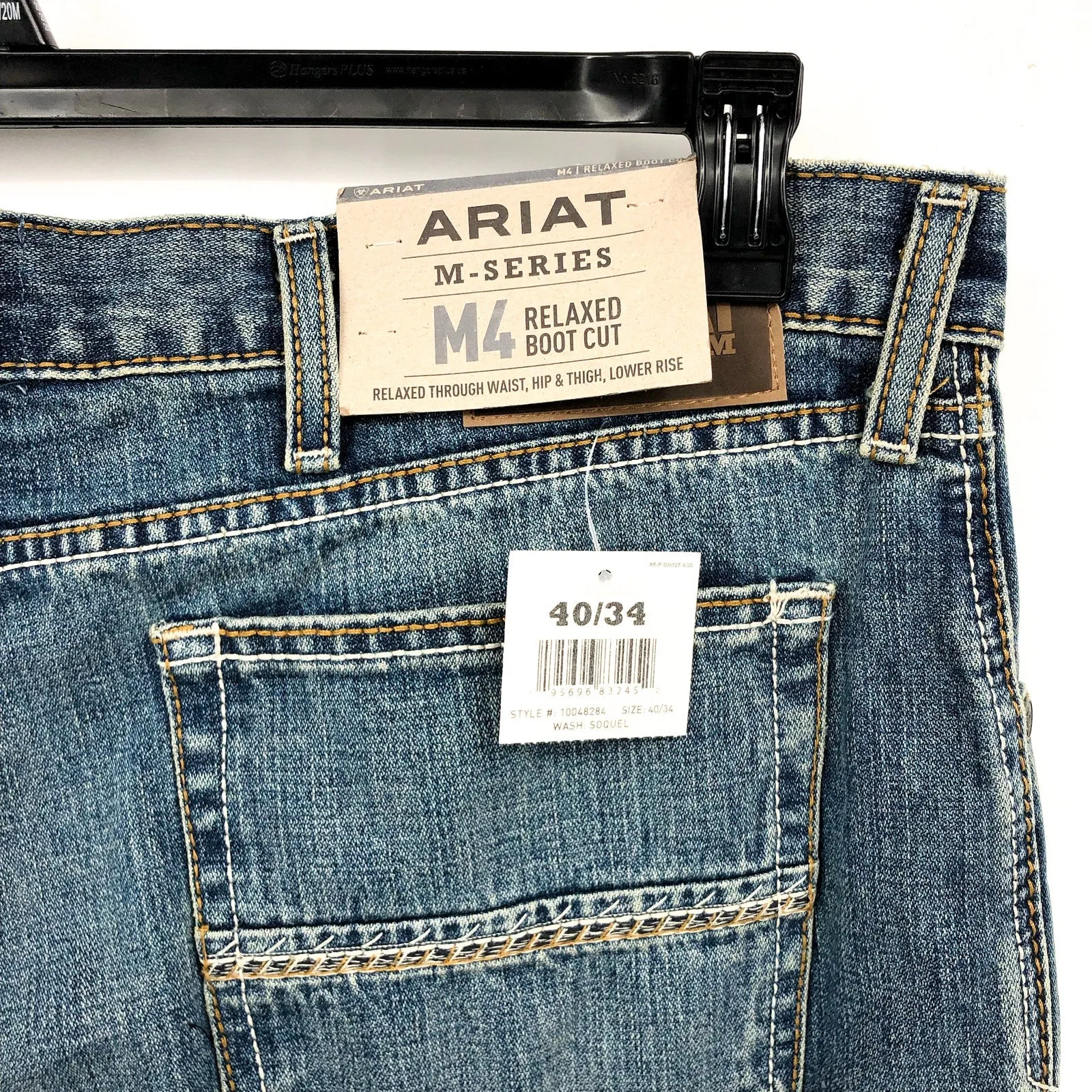 ARIAT Men's M4 Relaxed Sebastian Boot Cut Jeans 40x34 Soquel Blue Mid Rise NWT