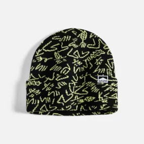 AUTUMN - GUS CAMO BEANIE BLACK