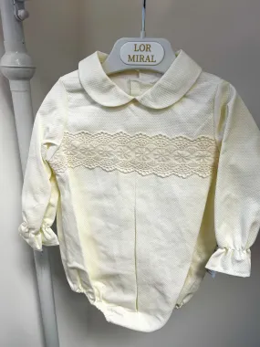 AW24 Lor Miral Baby Cream Romper 42117