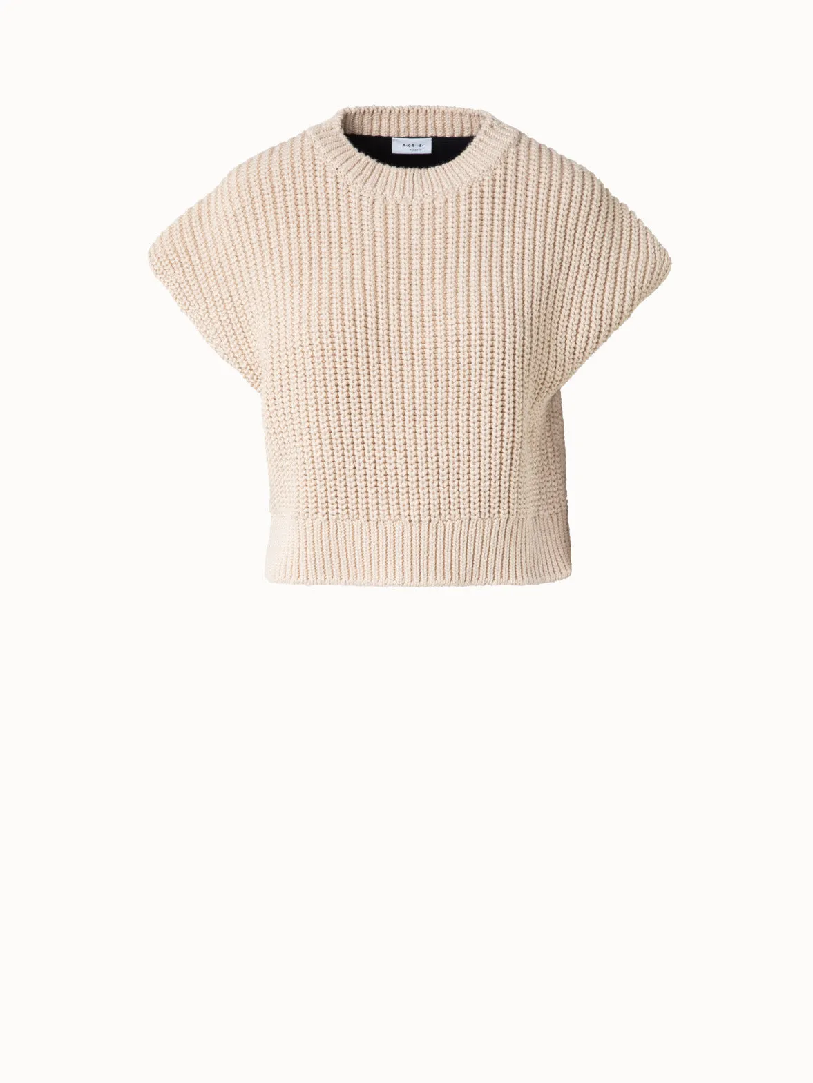 Bi-Color Jersey-Knit-Sweater