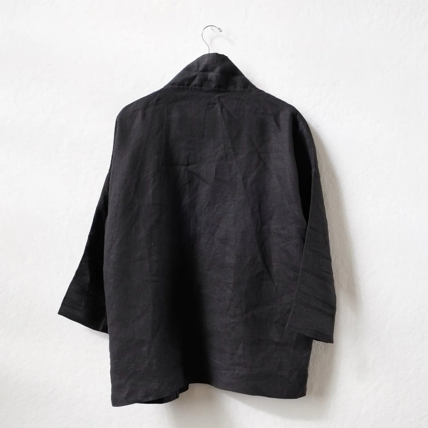 Black Linen Jacket