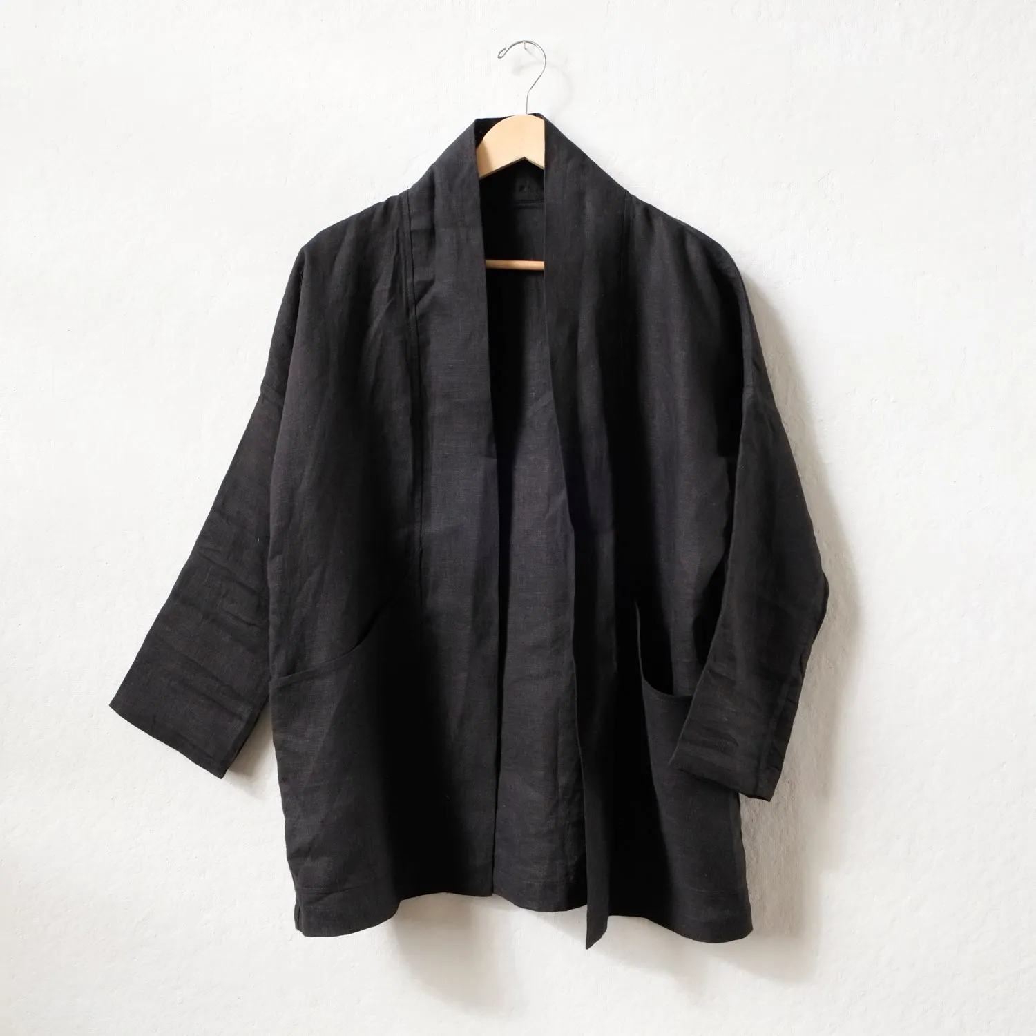 Black Linen Jacket