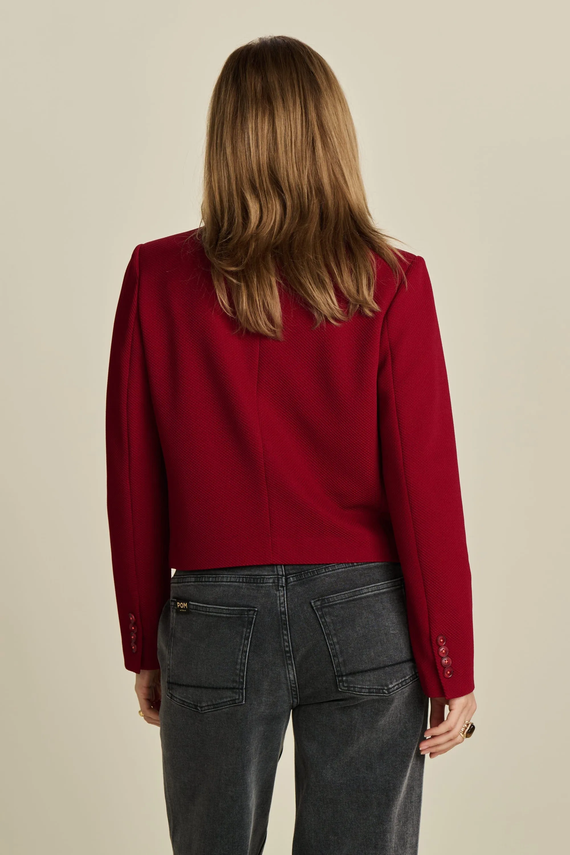 BLAZER - Burgundy Red Short