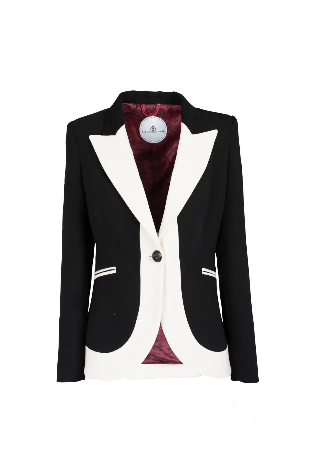 BLAZER NEGRA CONTRASTE OFELIA