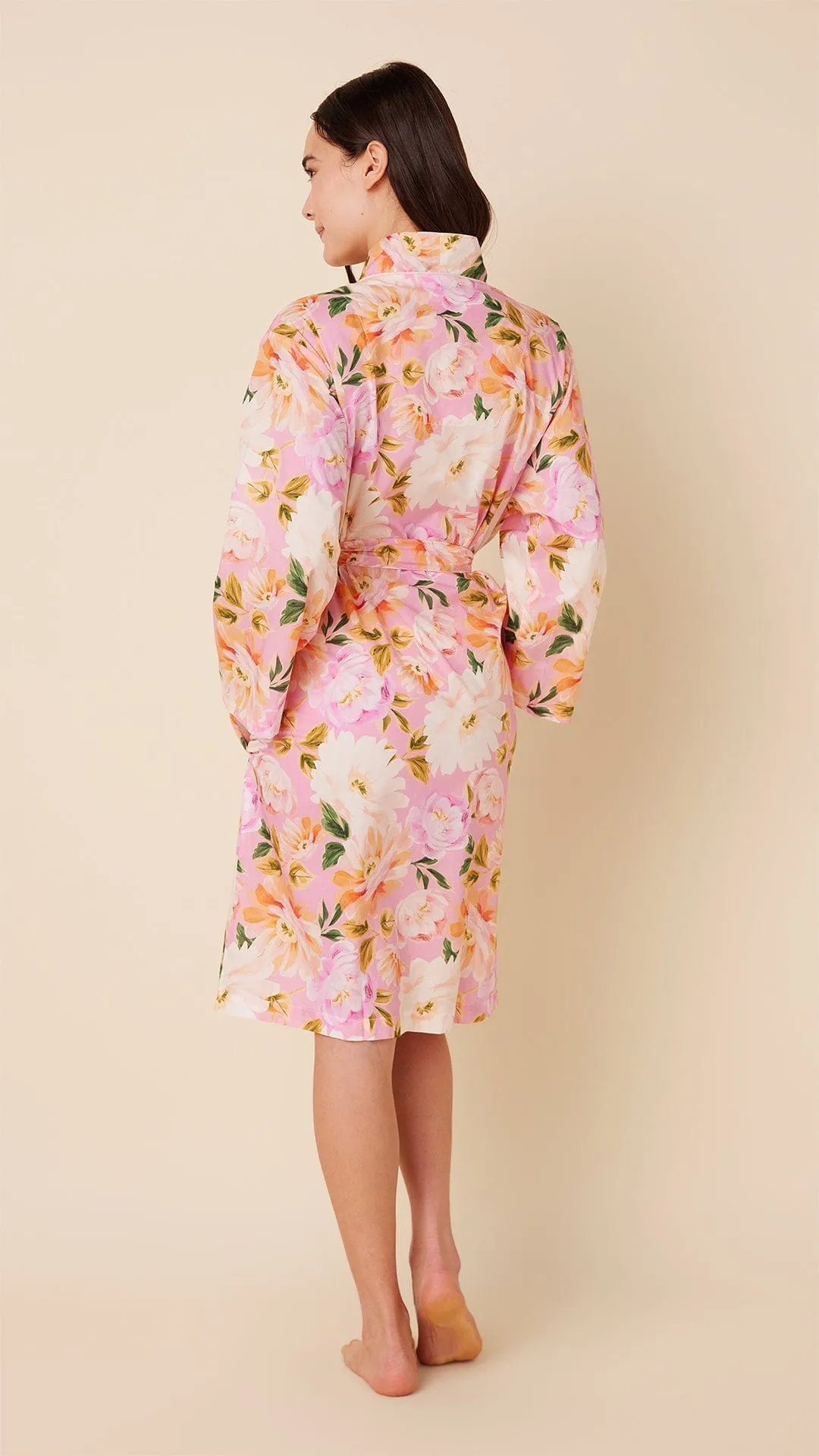 Blush Rose Luxe Pima Kimono Robe