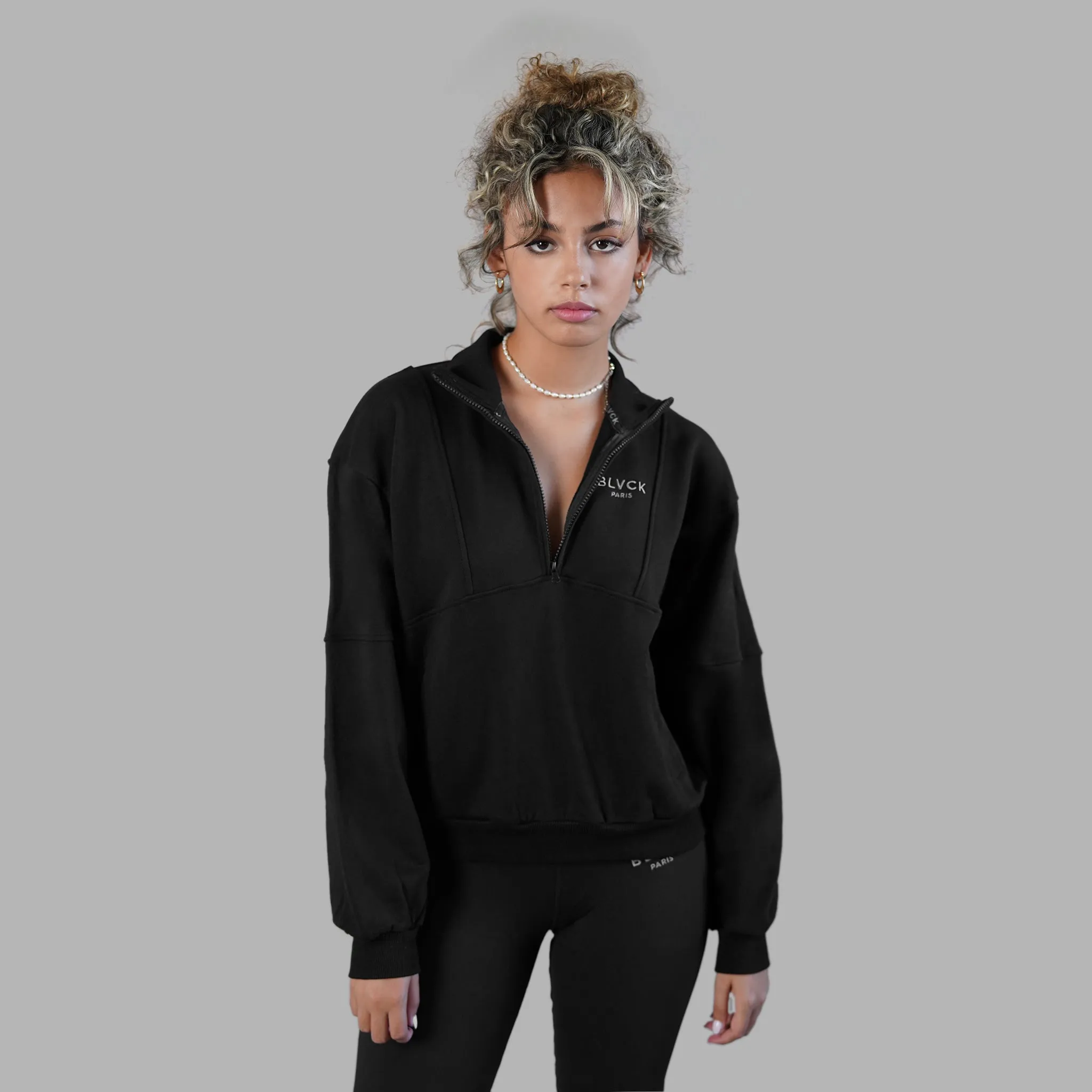 Blvck Half Zip Sweater