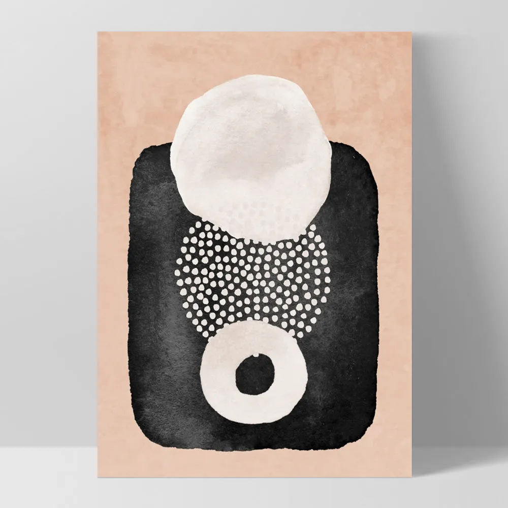 Boho Shapes Abstract I - Art Print