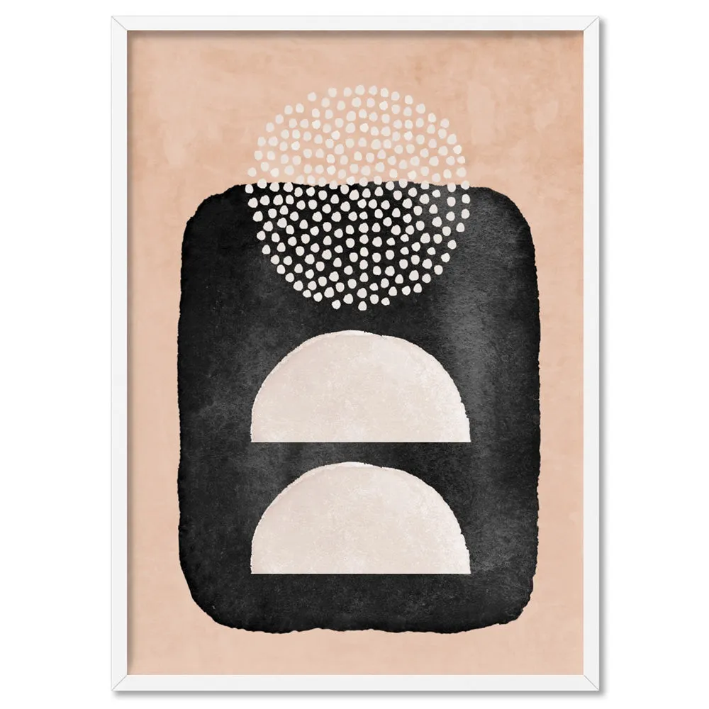 Boho Shapes Abstract III - Art Print