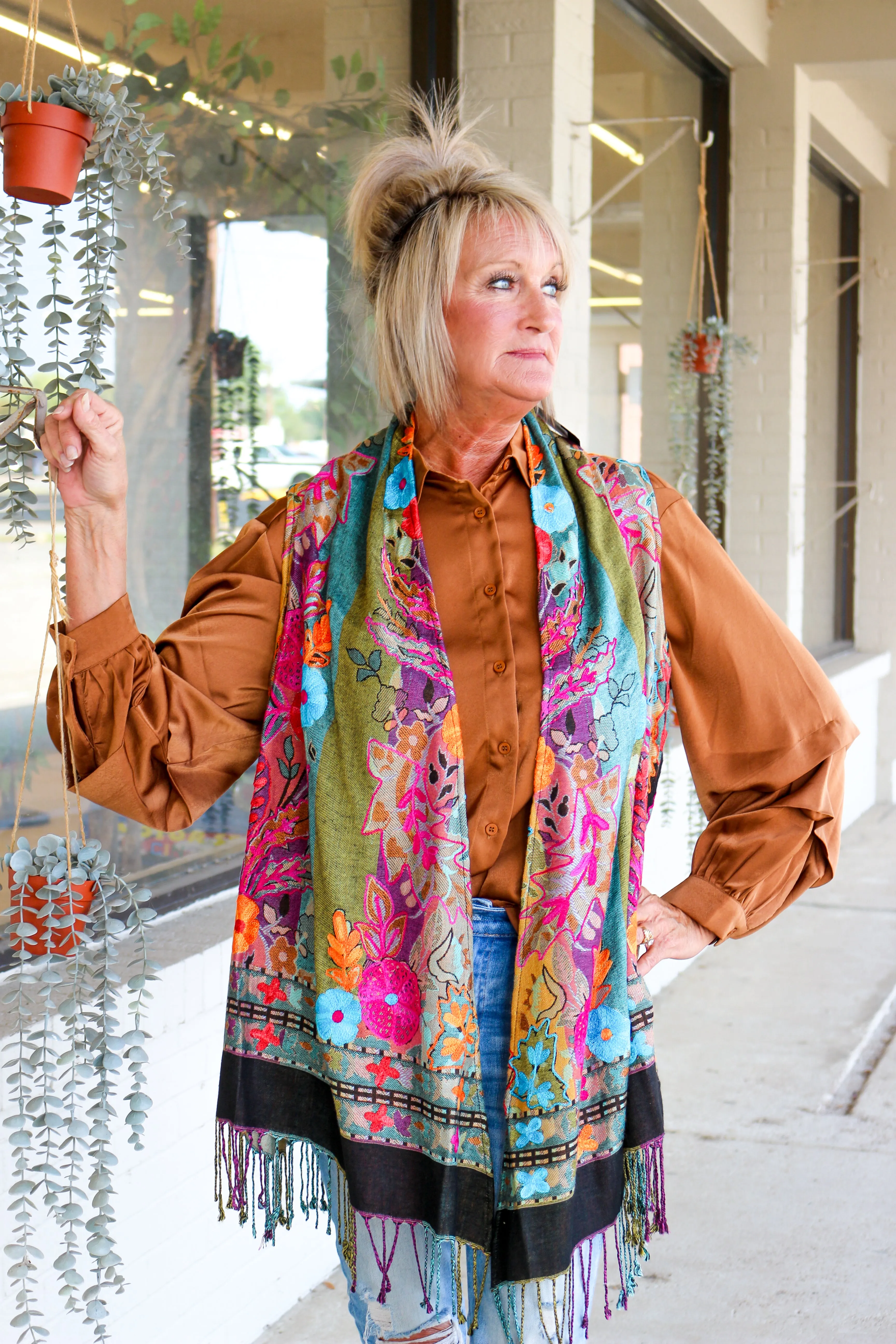 Bok Colorful Floral Multi-Reversible Kimono