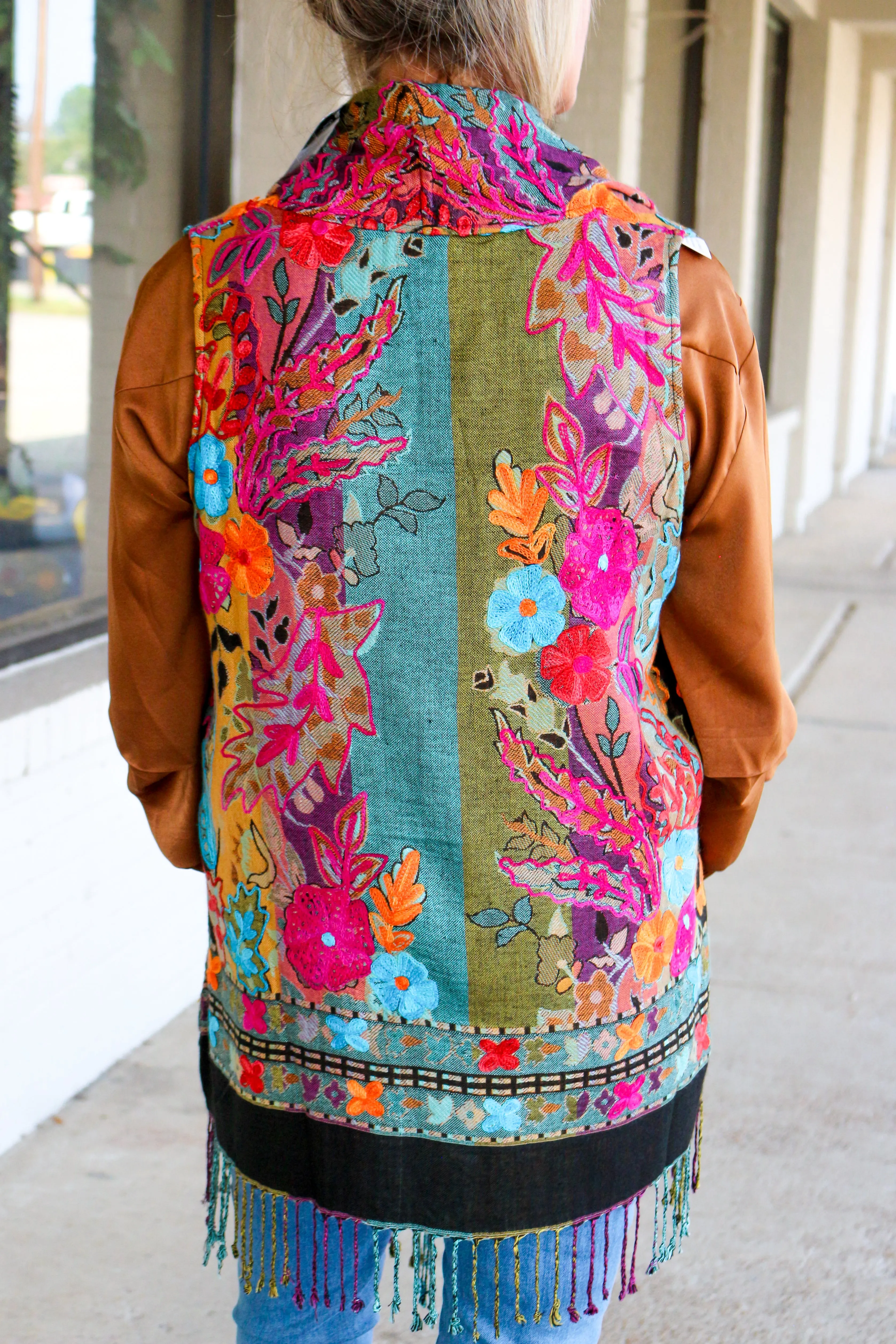 Bok Colorful Floral Multi-Reversible Kimono