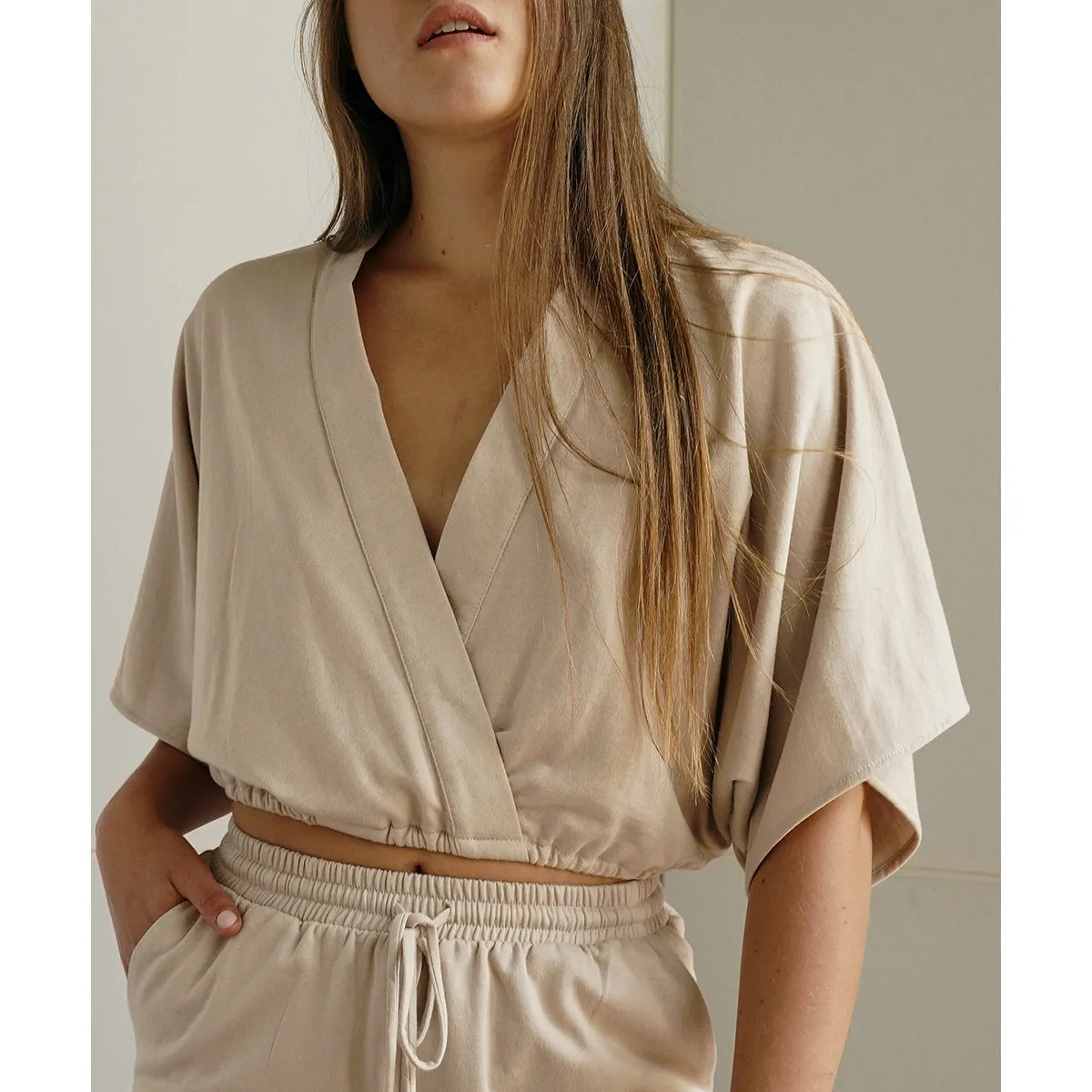 Brushed Organic Hemp Surplus Kimono