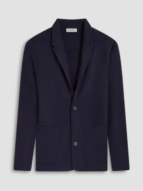 Bugatchi Sweater Blazer 2 Button | Navy