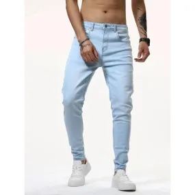 Calça Jeans Masculina Skinny Clara Lycra Com Elastano