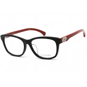 Calvin Klein Jeans Unisex Eyeglasses - Black Frame with Red Temples | CKJ943AF 030