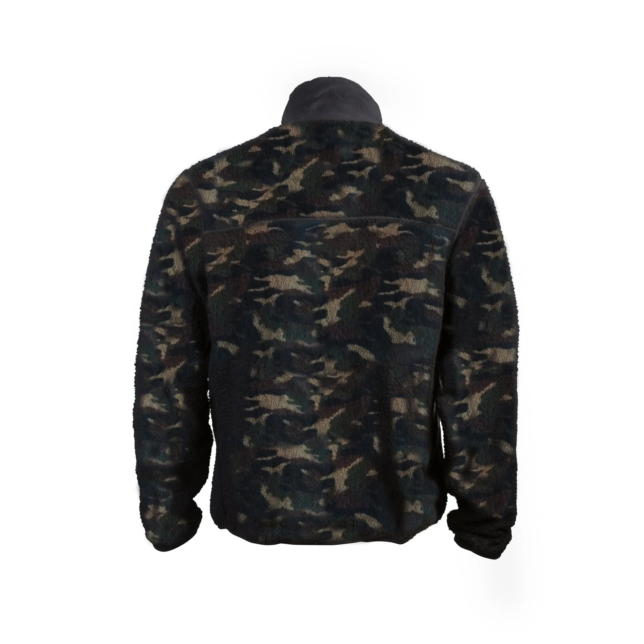 Camo Sherpa Fleece Cycling Commuter Jacket