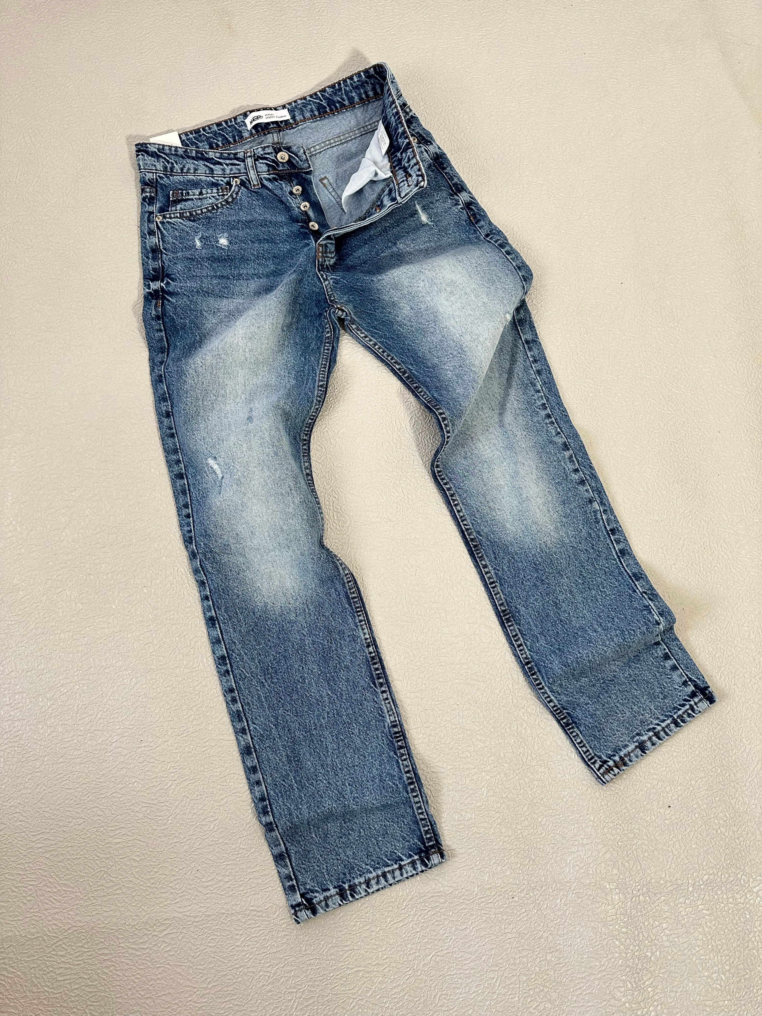 Carla Tone Wash Baggy Jeans