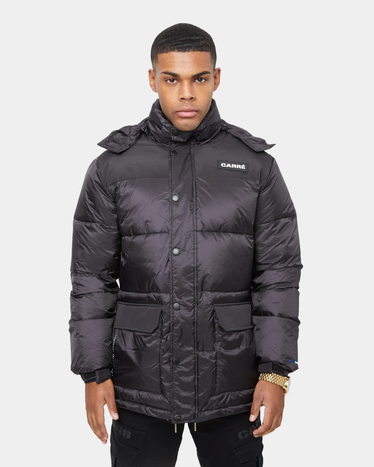 Carré Men's Roadman Puffer Jacket Black