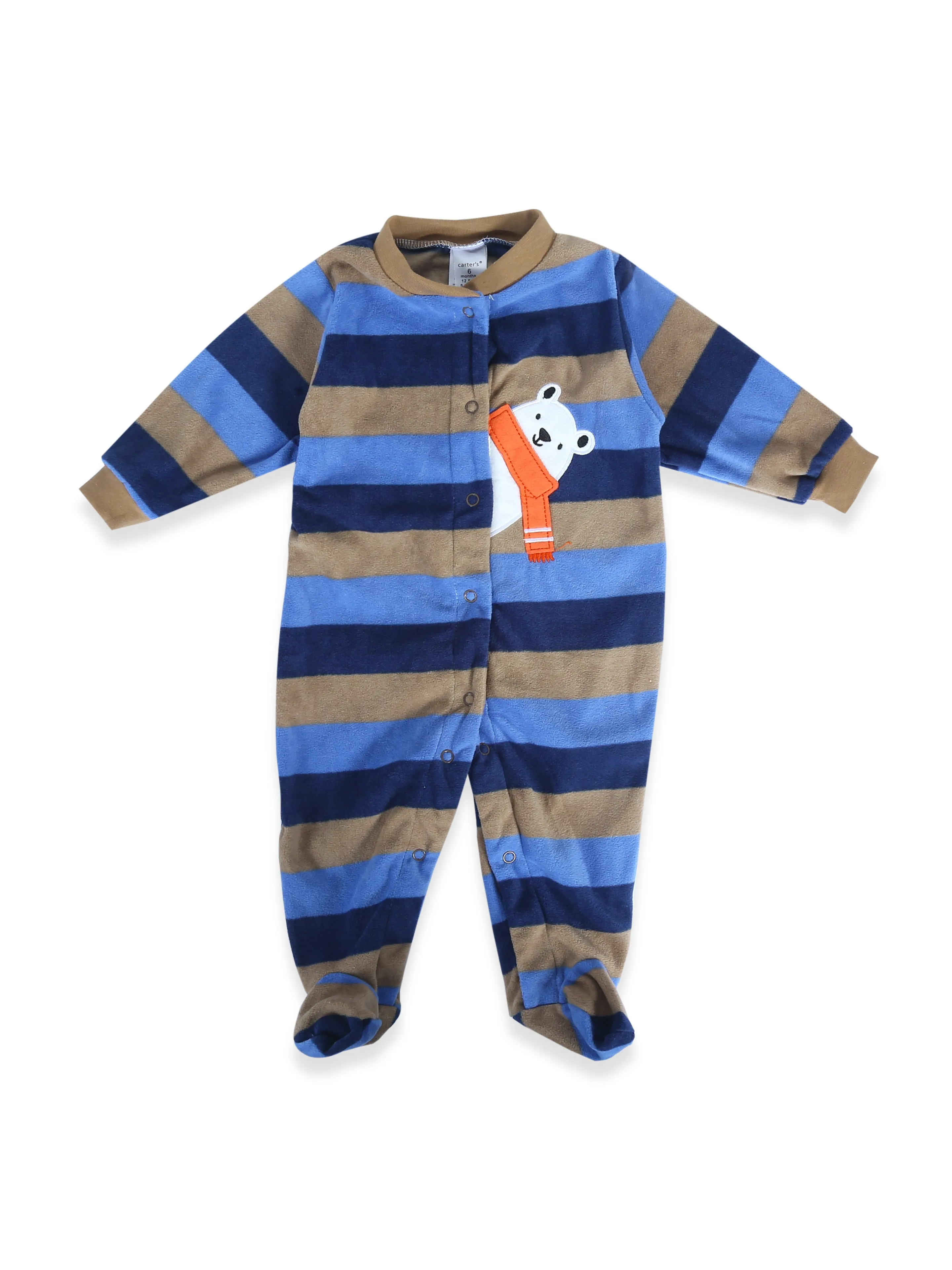 Carters Boys Fleece Romper L/S #09 (W-24)