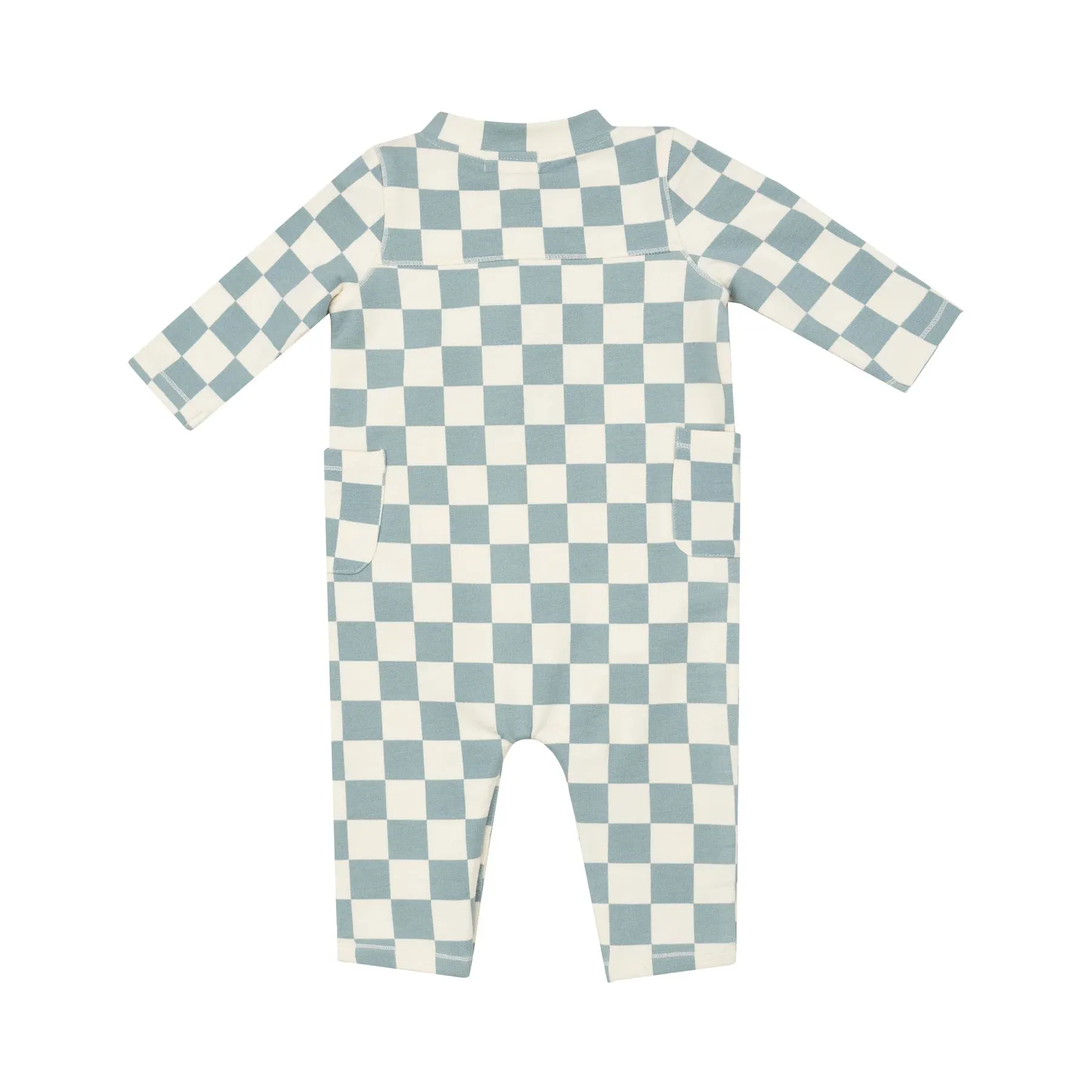 Checkerboard Gray Mist - Uni Romper