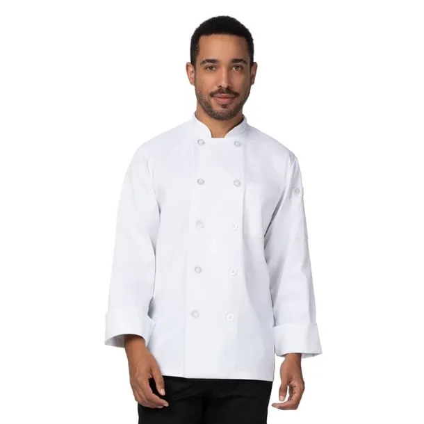 Chef Works Le Mans Recycled Chef Jacket White XS - BA046-XS