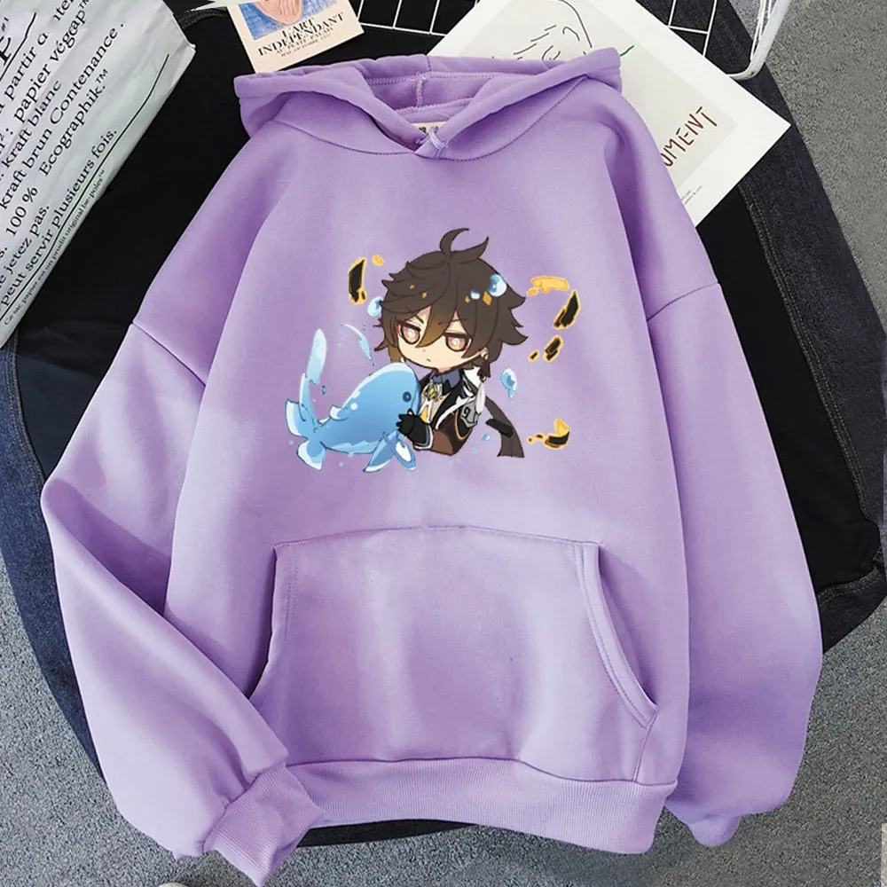 Chibi Zhong Li Hoodie Genshin Impact (Colors Available)