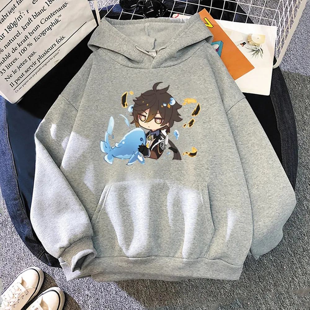 Chibi Zhong Li Hoodie Genshin Impact (Colors Available)