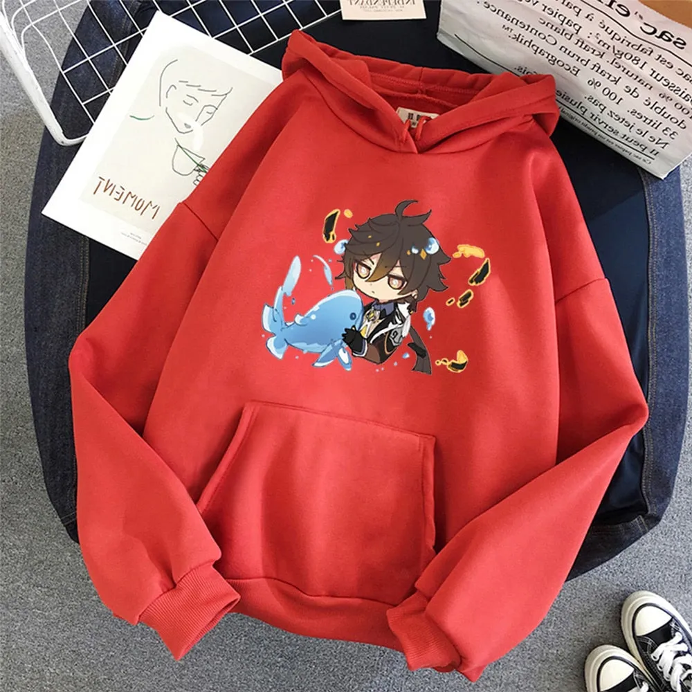 Chibi Zhong Li Hoodie Genshin Impact (Colors Available)