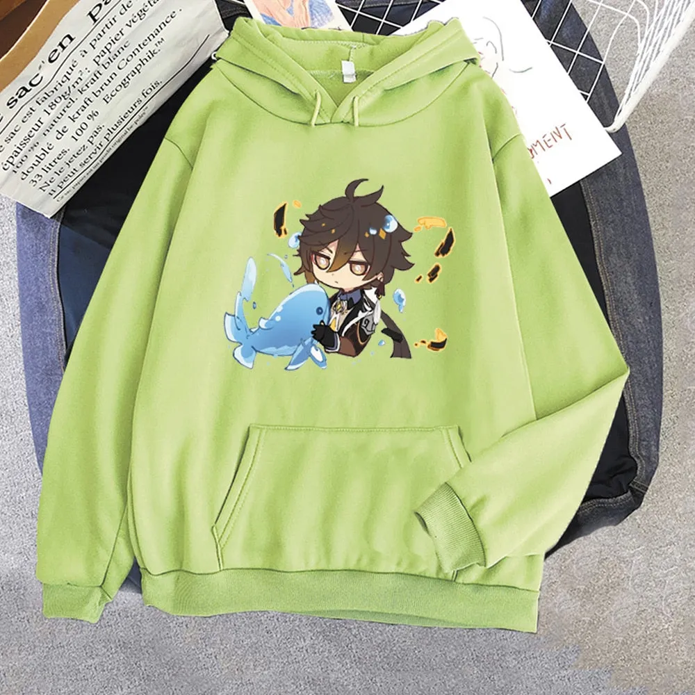 Chibi Zhong Li Hoodie Genshin Impact (Colors Available)