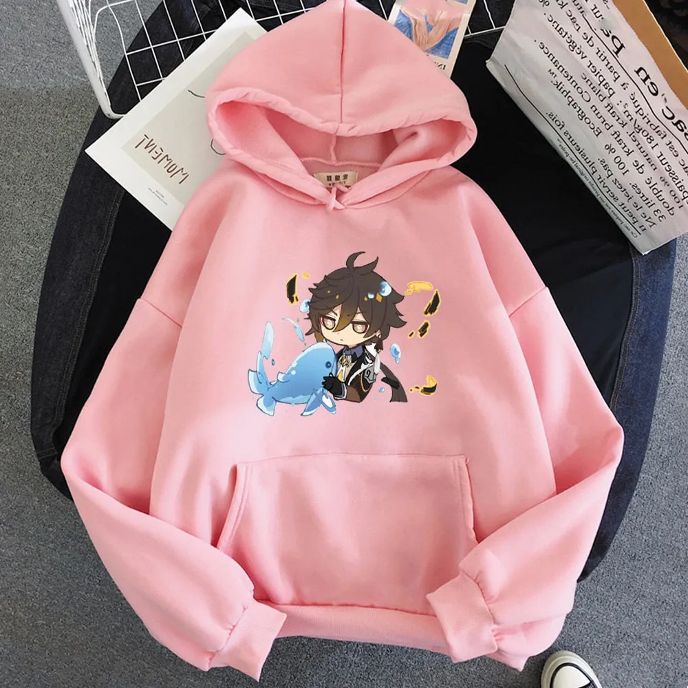 Chibi Zhong Li Hoodie Genshin Impact (Colors Available)