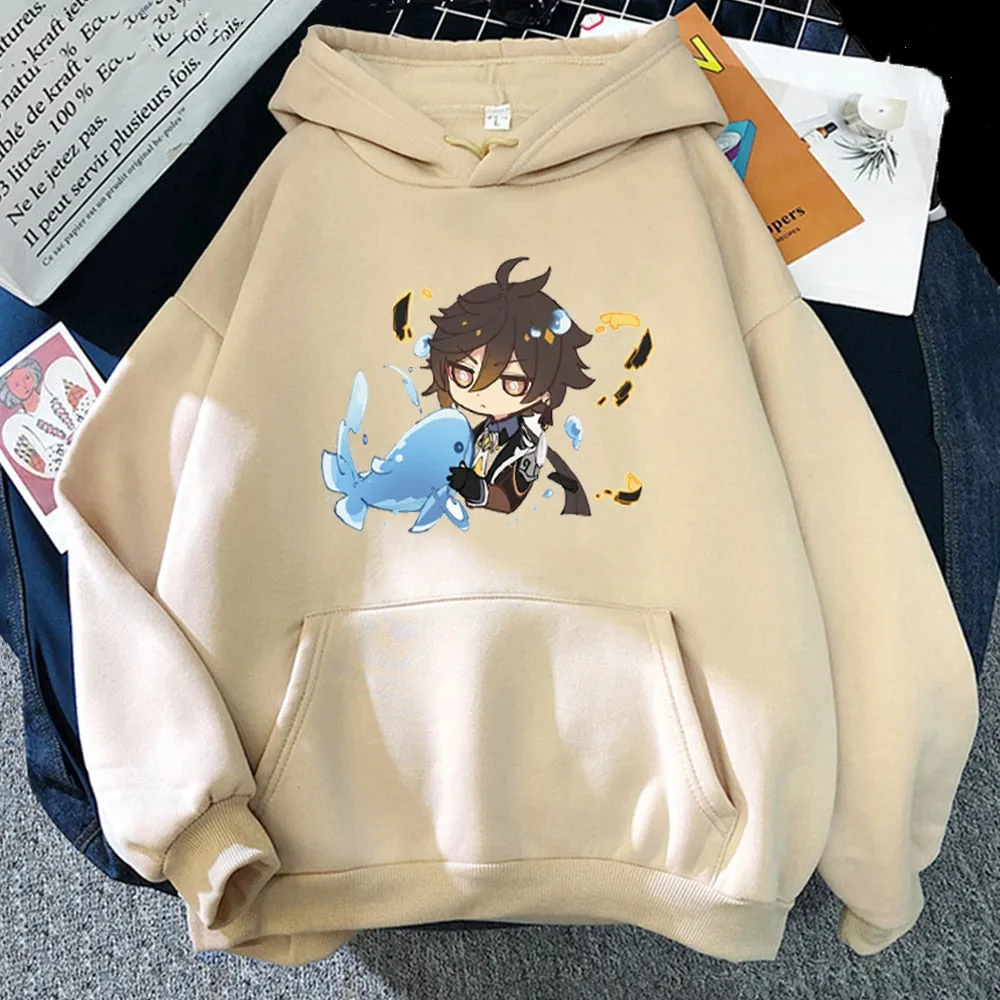 Chibi Zhong Li Hoodie Genshin Impact (Colors Available)