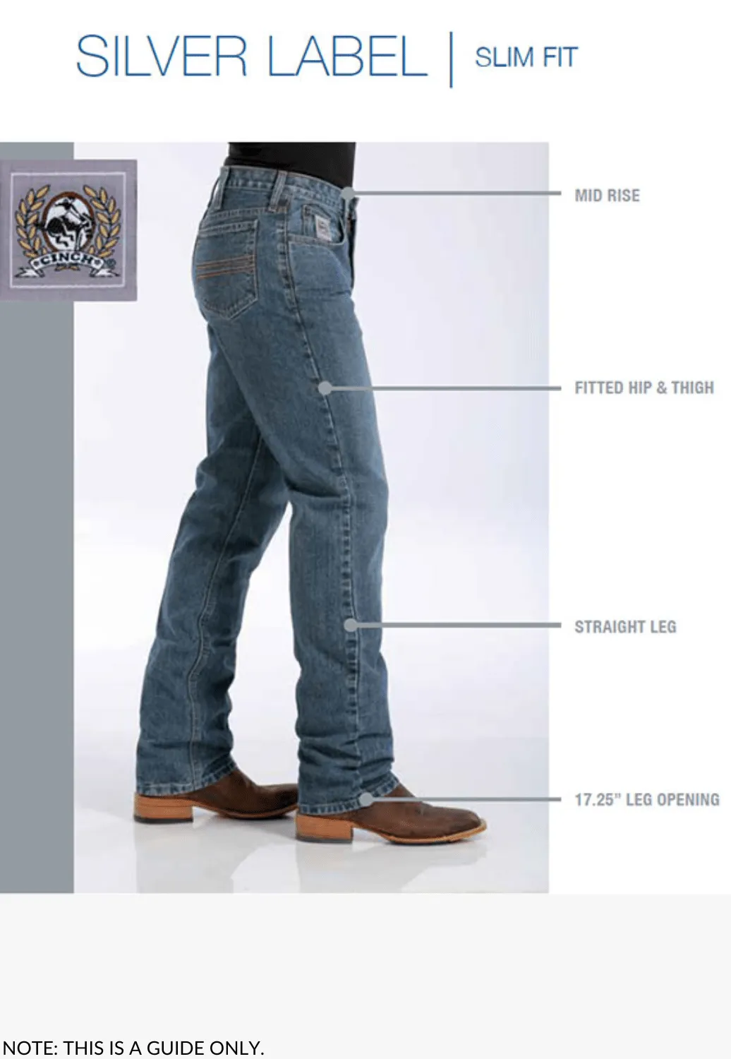 Cinch Mens Silver Label Jean