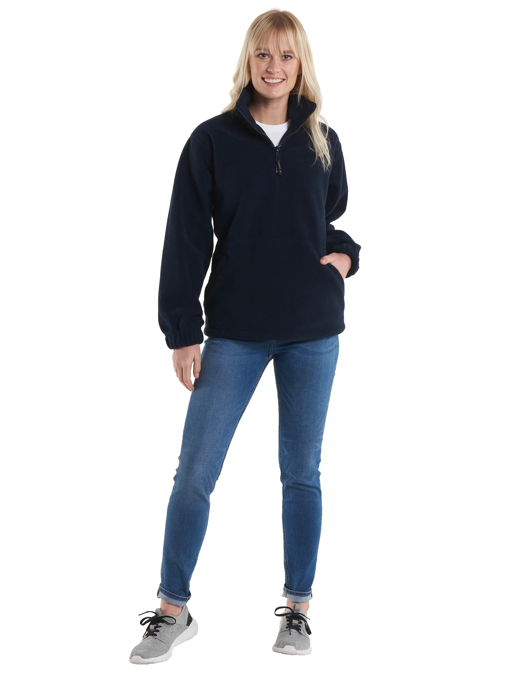 Classic 1/4 Zip Fleece Jacket | Navy