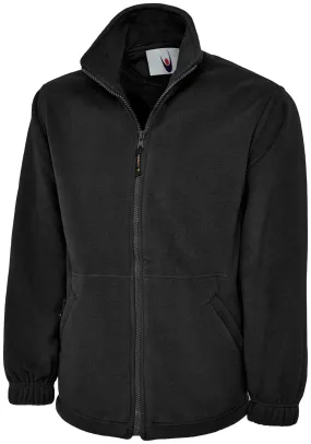 Classic Full Zip Fleece Jacket | Black