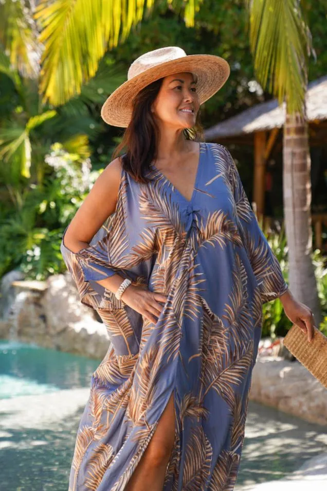 Coco Beach Open Shoulder Caftan