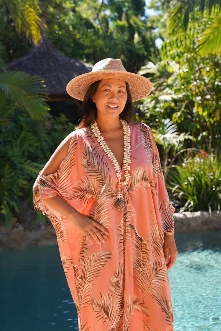 Coco Beach Open Shoulder Caftan