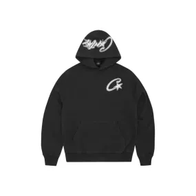 Corteiz Satin C Star Applique Hoodie 'Black' (2024)