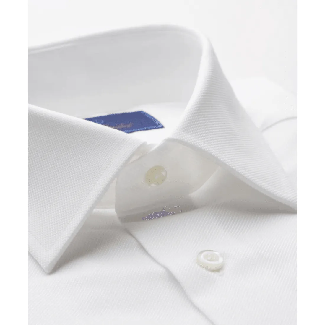 David Donahue Luxury Non-Iron Trim Dress Shirt