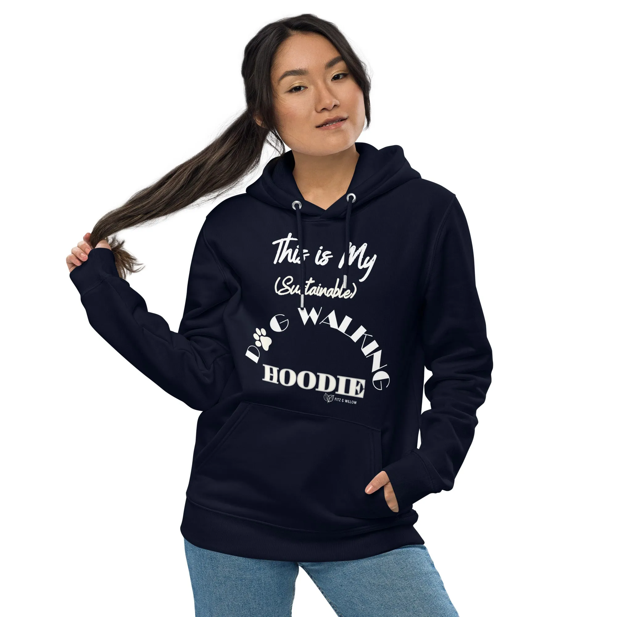 Dog Walking sustainable hoodie,