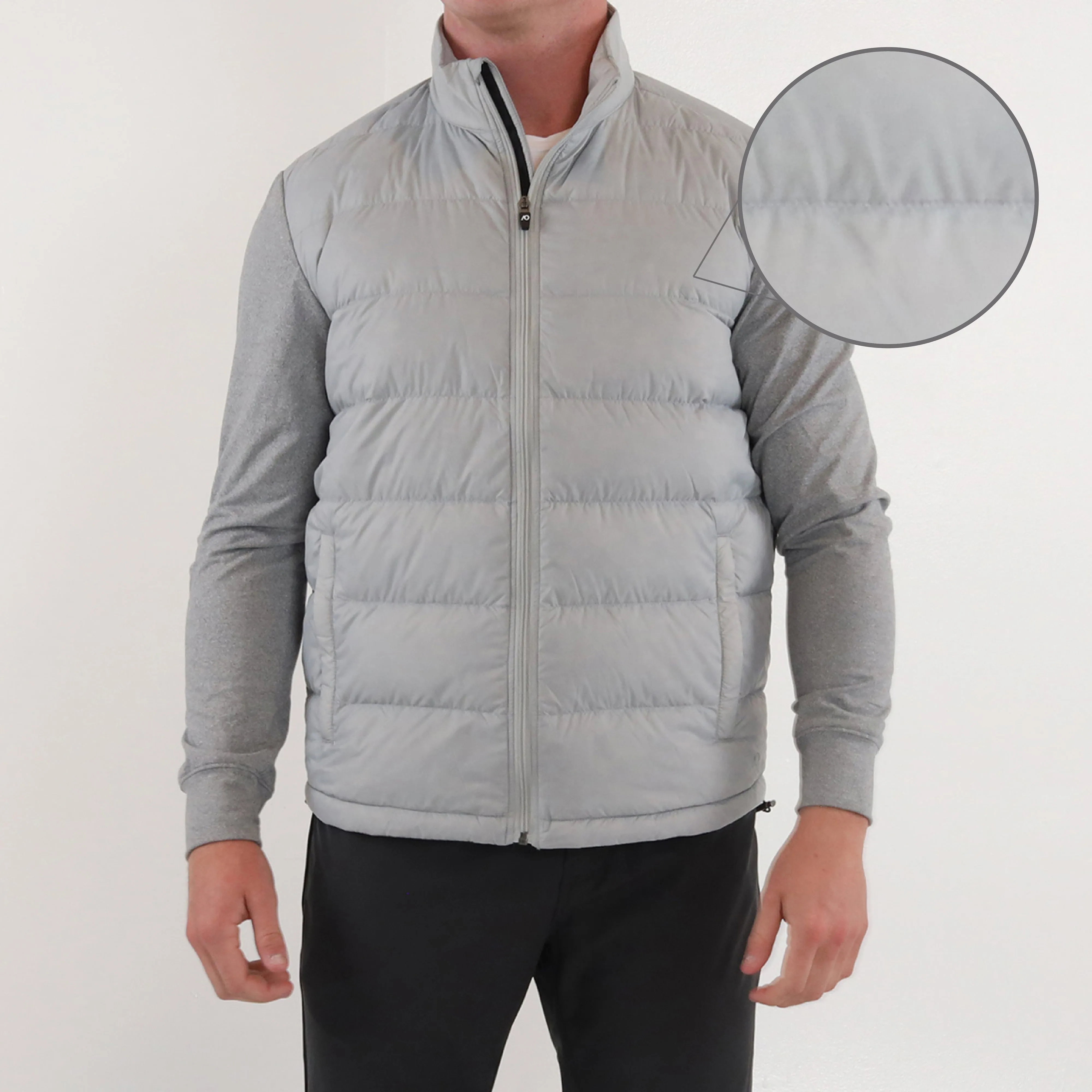 Down Jacket - Steel Heather