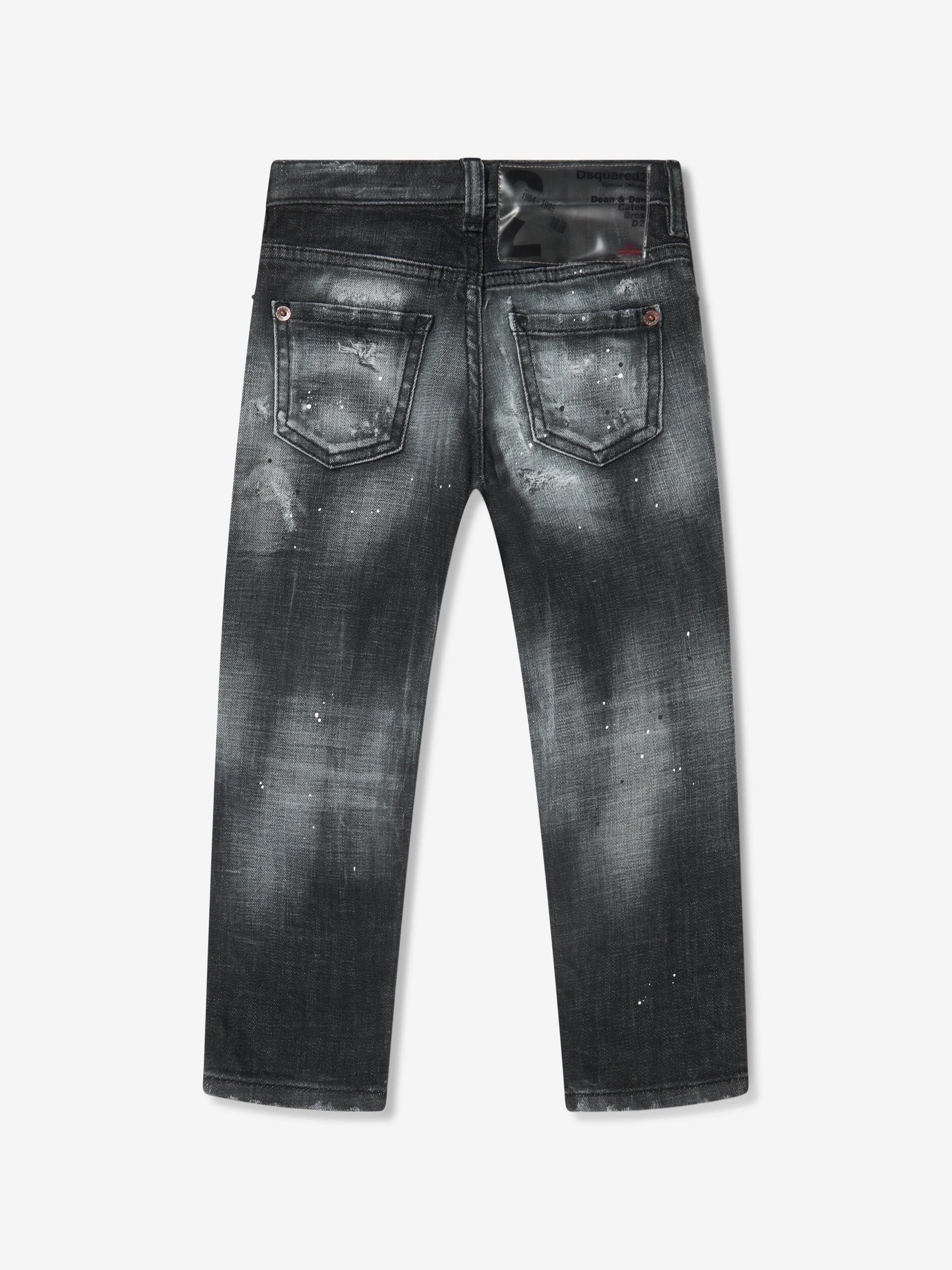 Dsquared2 Kids Mid Wash Distressed Jeans